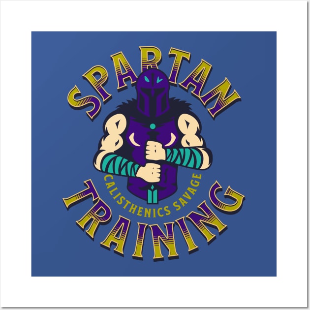 SPARTAN TRAINING - CALISTHENICS SAVAGE Wall Art by Thom ^_^